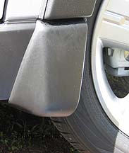 optional front splash guards