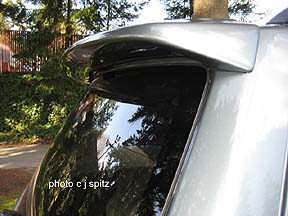 optional rear spoiler