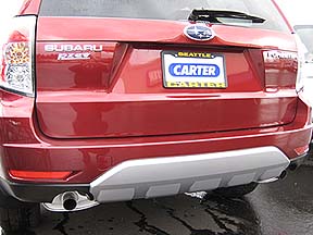 09 Subaru Forester with rear bumper underguard