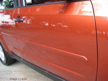 optional body side moldings on a 2010 Paprika Forester