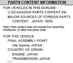 2010 Subaru Forester is made in Japan