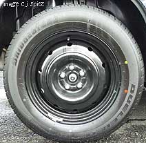 2013, 2012, 2011, 2010, 2009 Forester X 16 steel wheel, shown without wheel cover