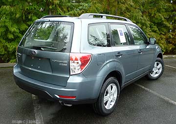 rear view of 2010 Forester X Special Edition (SE). February 2010