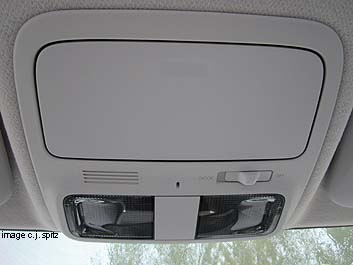 Forester overhead console, map lights, sunglass holder, no sunroof