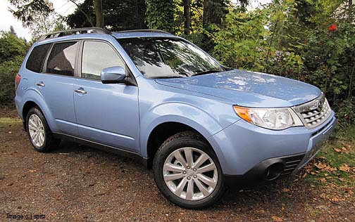 2011 Sky Blue Subaru Forester X Premium