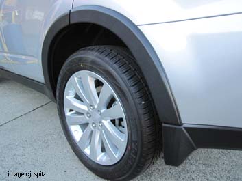 wheel arch moldings on 2011 forester