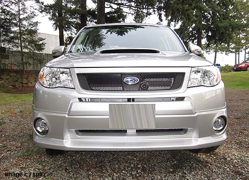 2011 Forester XT with optional sport grill and front under spoiler
