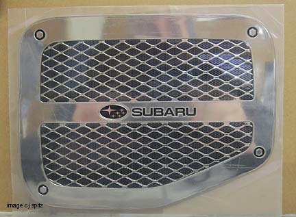 subaru forester fuel door cover in original shrink wrap