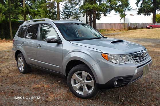 2013 subaru forester xt turbo, ice silver color