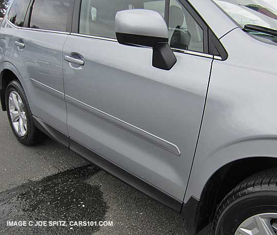 optional body side moldings, 2014 subaru forester