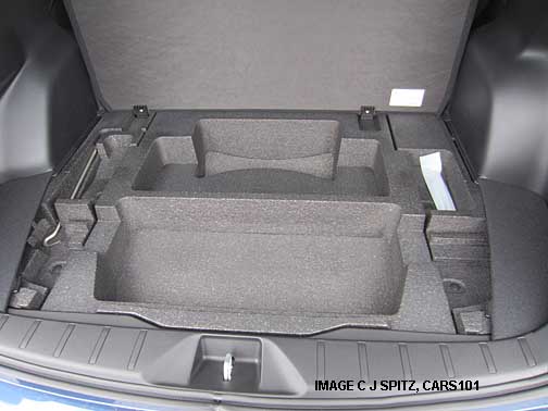 2015, 2014 subaru forester
                    subfloor cargo area storage bin