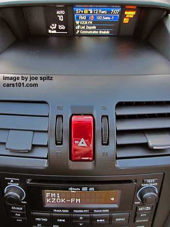 2014 subaru console with dual stereo displays (except 2.5i base model)