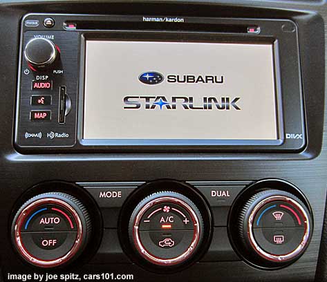 2014 subaru navigation with starlink/aha