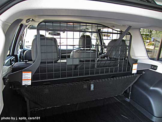 2016, 2015, 2014 subaru forester dog guard compartment separator