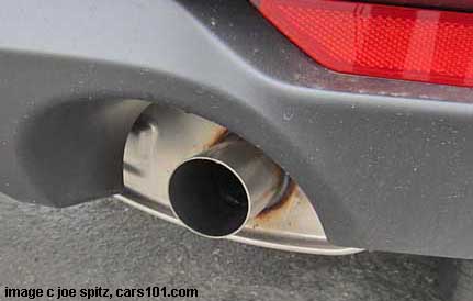 14 forester single exhaust tip