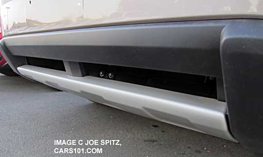 optional front bumper underguard on new subaru 2014 forester