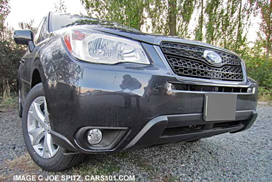 optional front sport grill, 2014 subaru forester, dark gray shown