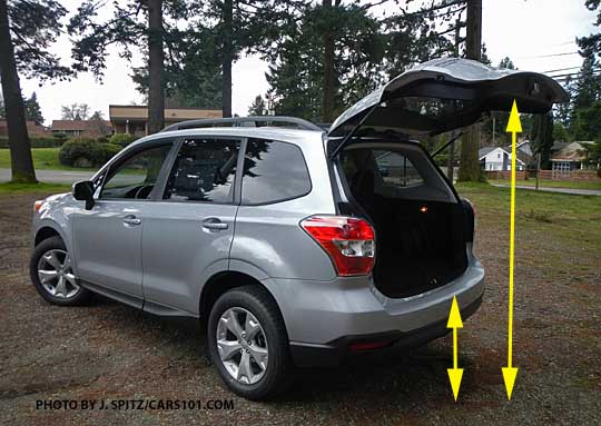 2015 forester gate
                    height measurement