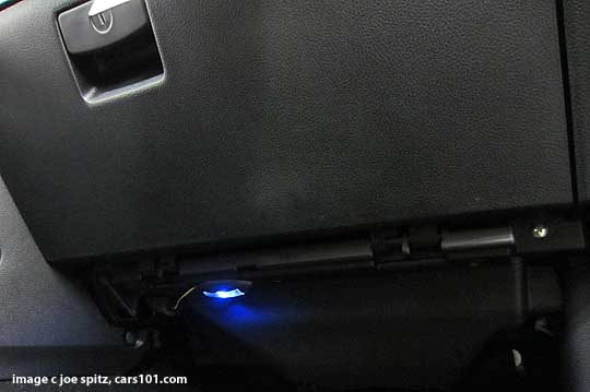 2014 forester interior illimination light, blue shown