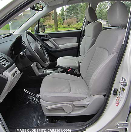 2014 forester 2.5i driver seat with manual height adjustment