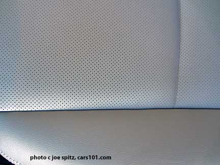 gray perforated leather, 2w014 forester