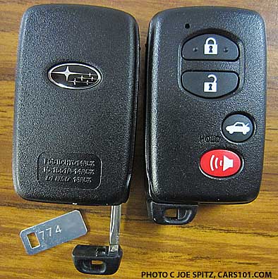 2014 subaru forester keyless access pushbutton start proximity key