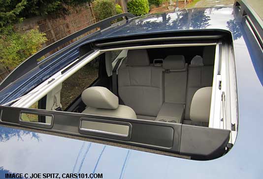 Panoramic moonroof on all  2016 2015 Subaru Forester Premium, Limited and Touring models