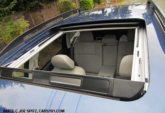 subaru large size panoramic power moonroof