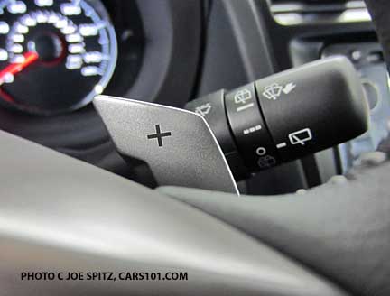 2014 forester xt turbo CVT has paddle shifters