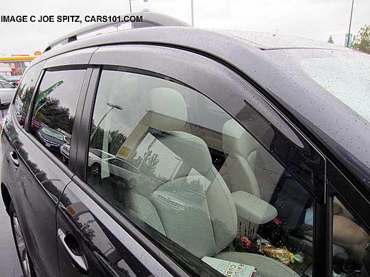 2016, 2015, 2014 Subaru Forester optional side window rain drip moldings