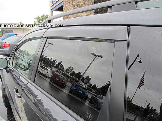 forester rain drip side window moldings