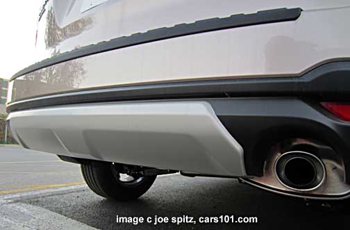 optional rear bumper underguard, burinshed bronze color