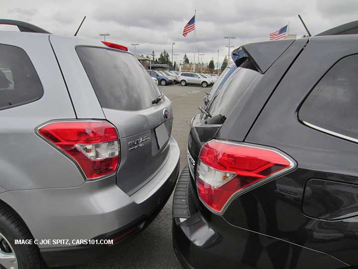 2014 forester premium and limited back-to-back
