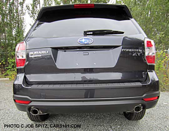 subaru forester xt turbo with dual exhaust, 2016, 2015, 2014 models