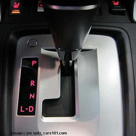 2.5L models only have  Drive and Low mode- no manual transmission controls