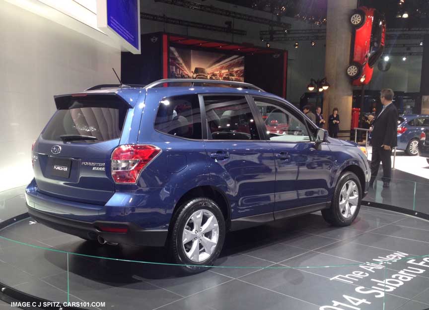 rear view, 2014 subaru forester