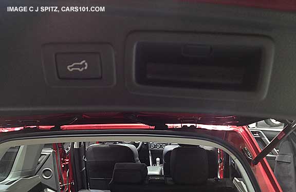 2014 forester rear power gate button