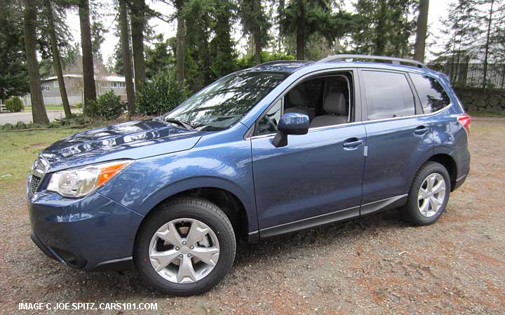 2014 subaru forester limited, marine blue pearl shown