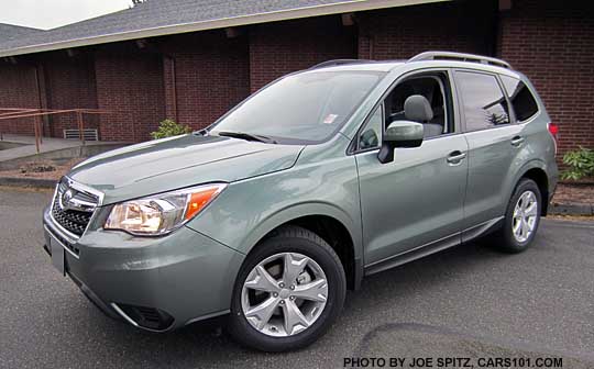 2014 jasmine green subaru forester