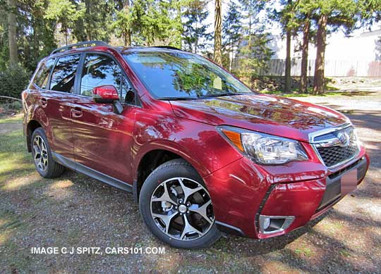 xt turbo forester, venetian red color