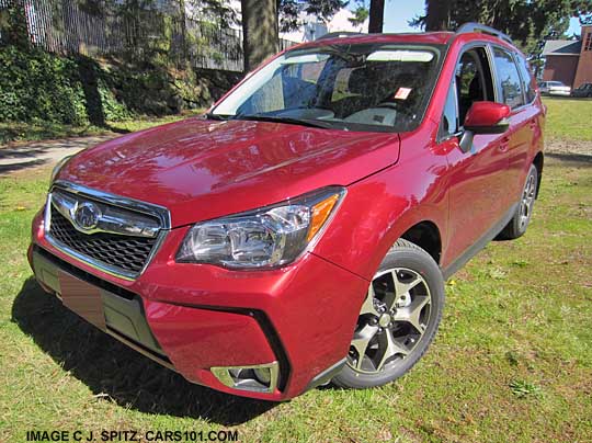 2.0xt subaru forester, venetian red