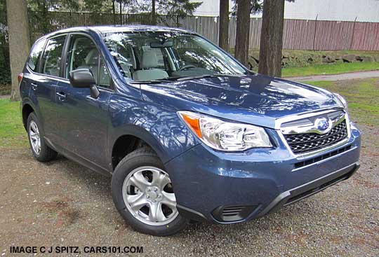 2014 2.5i forester base model, marine blue