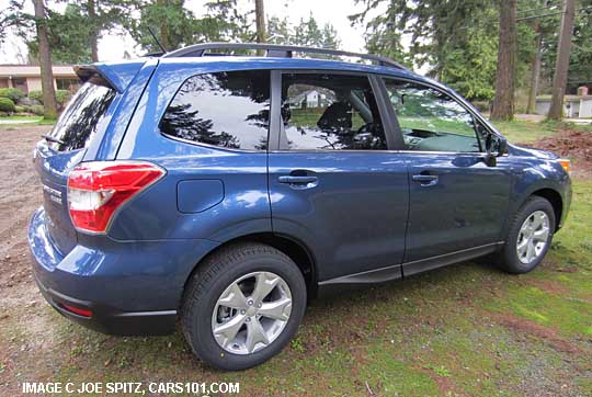 side view subaru forester limited