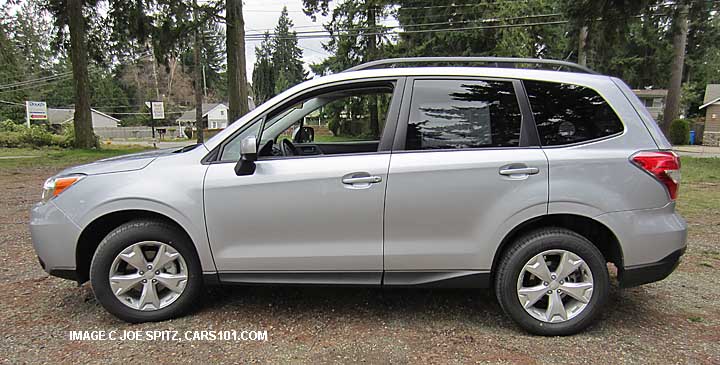 ice silver 2014 forester 2.5x premium side view