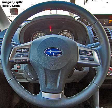 steering wheel, leather wrapped, 2014 forester limited, touring