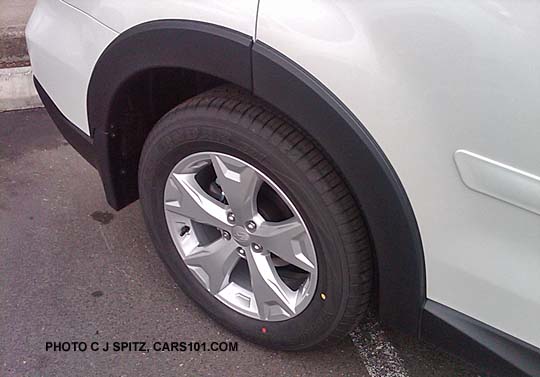 2014 subaru forester wheel arch moldings, not available until late 2013