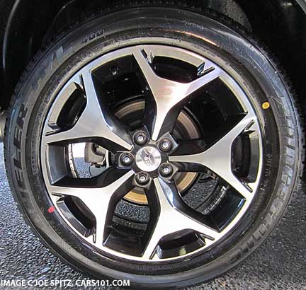 14 forester 2.0 xt 18" machined alloy wheel