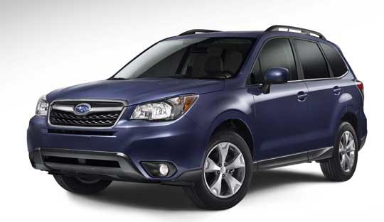 2014 subaru forester- early publicity photo