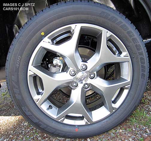 2015 forester 2.5 touring new 18" silver alloy wheel