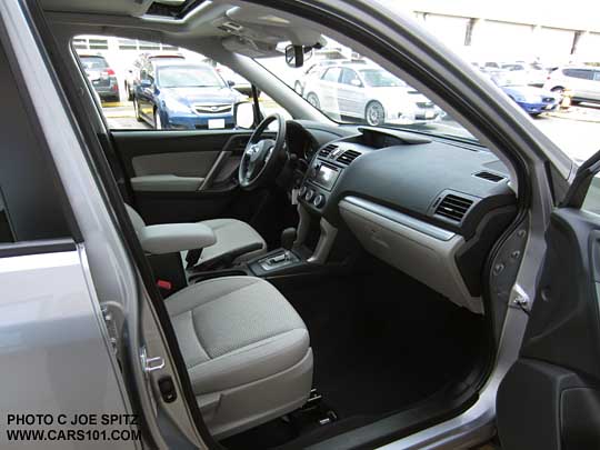 2015 Forester front passenger seat is not height adjustable